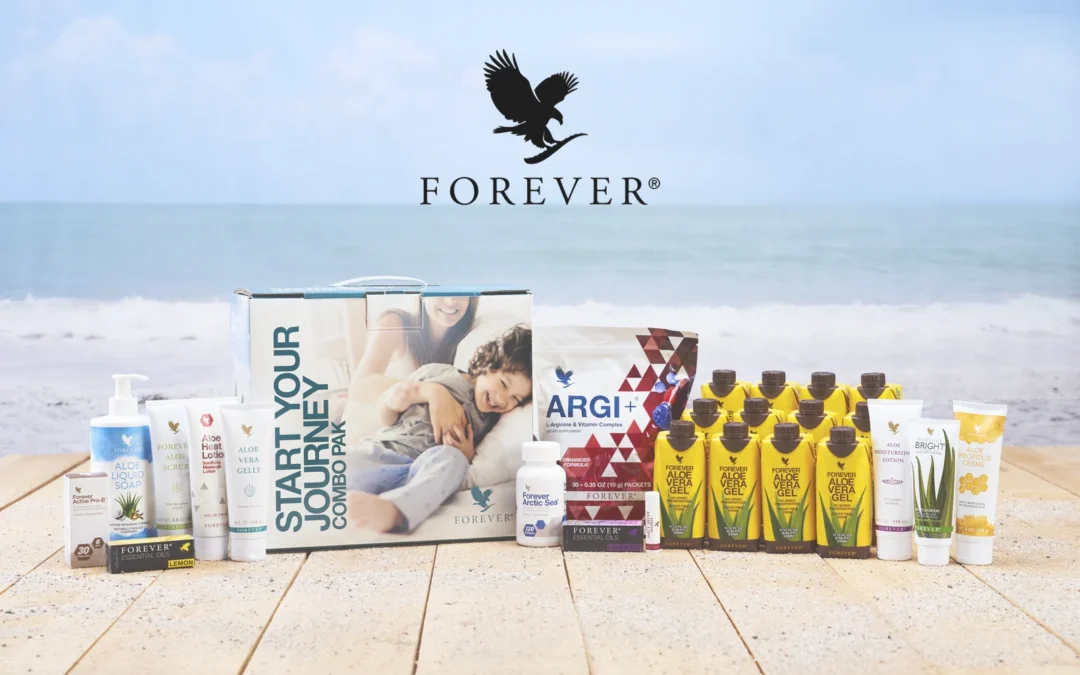 Forever living i aloe: aloe vera gel, aloe vera gelly i Forever paketi